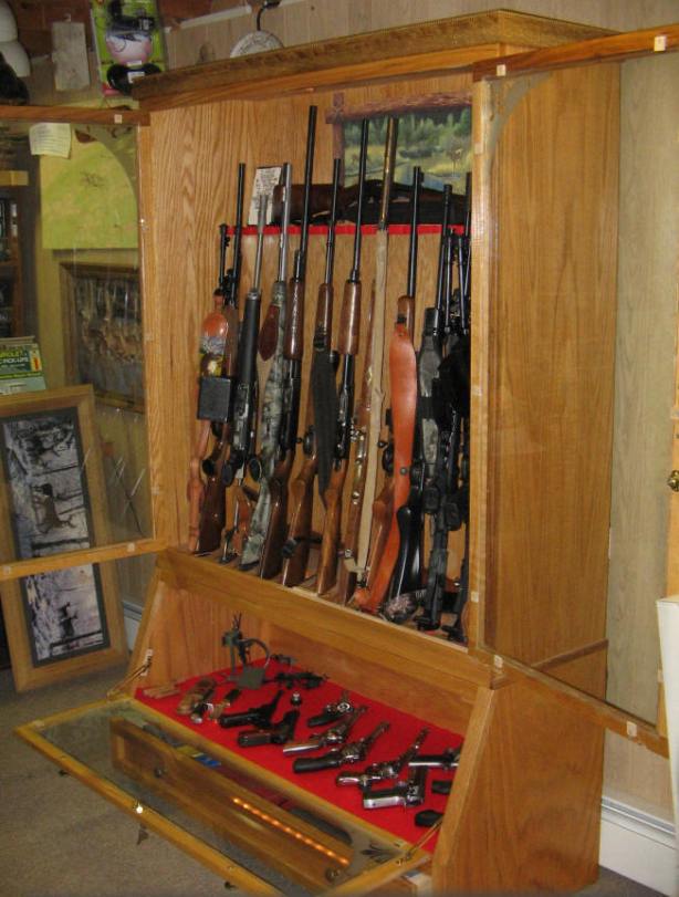 Wall Mount Gun Cabinet Plans Wooden PDF mission chest of ...
